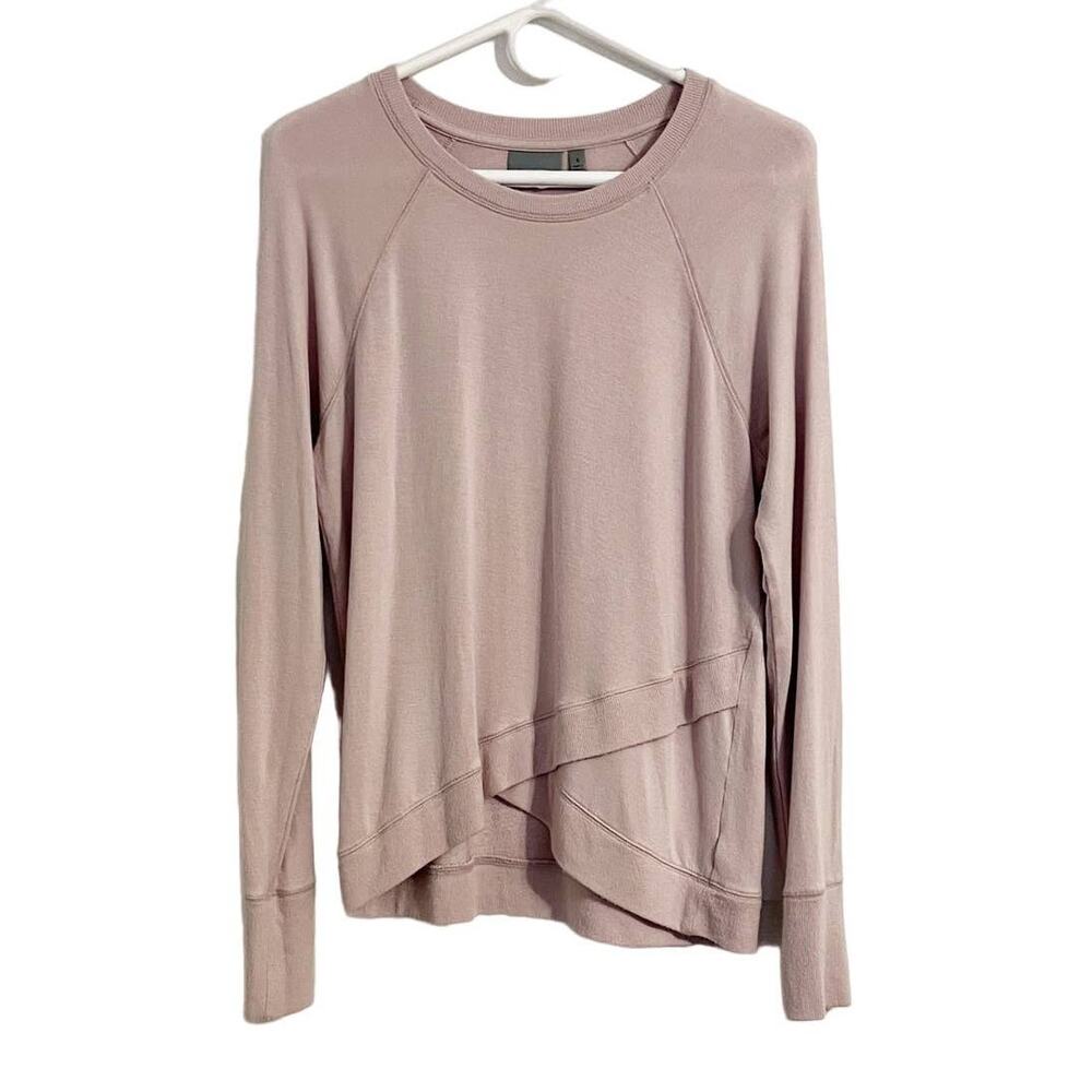 Athleta Criss Cross Sweatshirt Lilac/Lavender Size Small